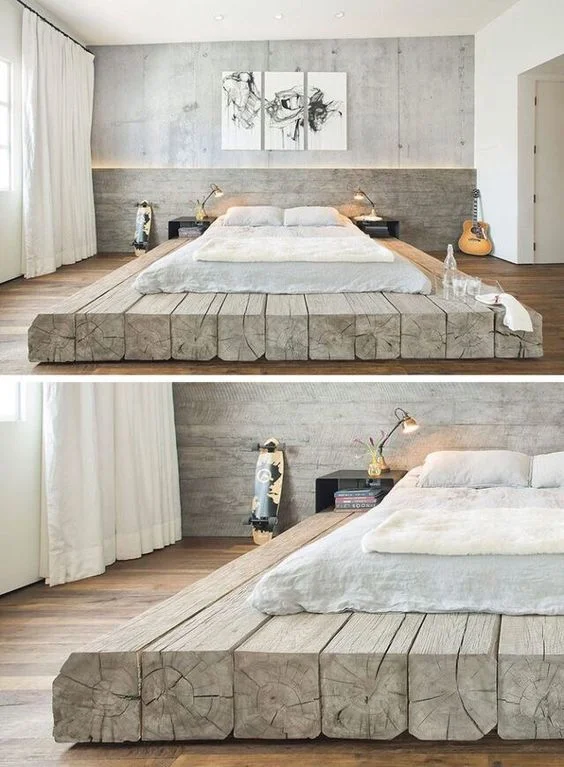 THIS! I have been having a very specific image in my head about how I want my dream bed to look like. And when I saw this picture, I found something even better! This is exactly, and a bit more then I wanted.