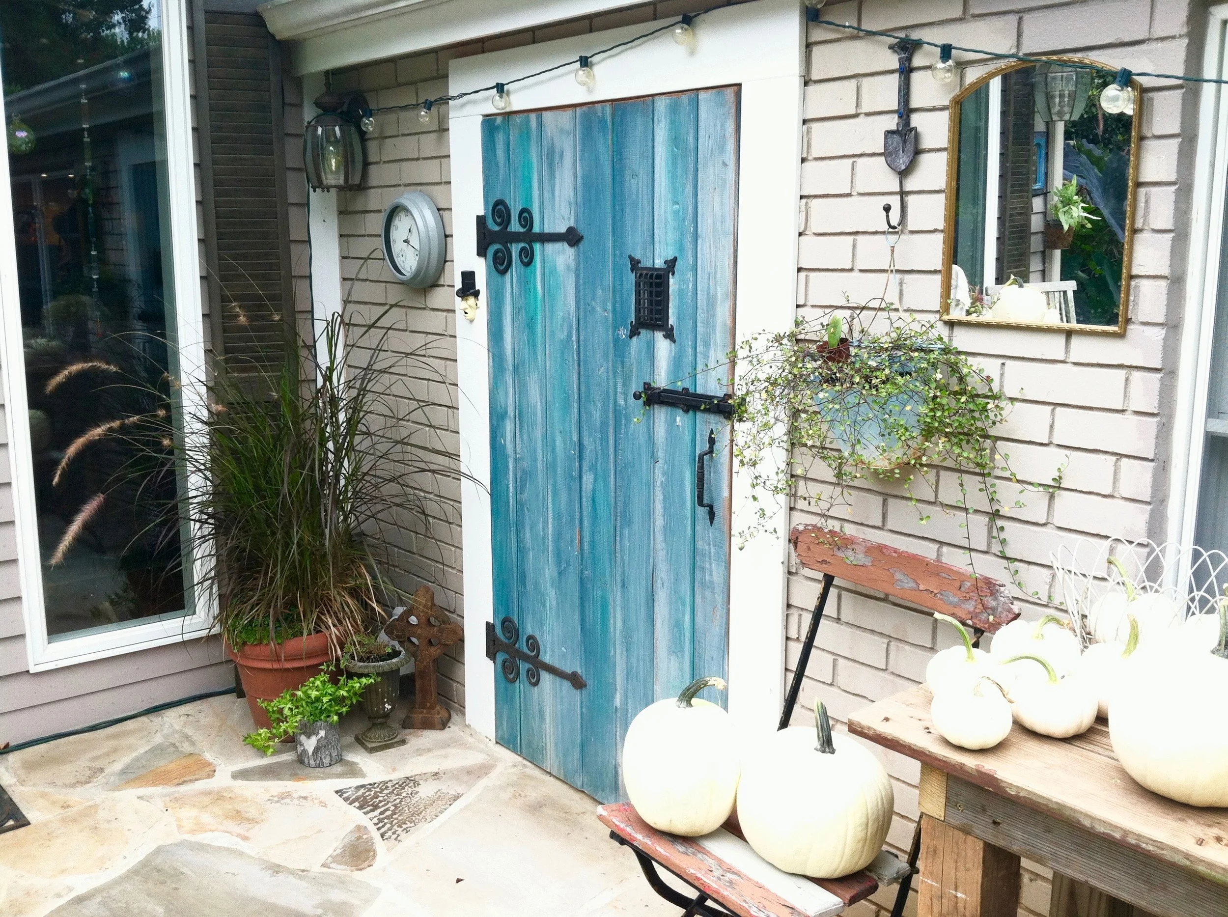 Behind the old blue door...