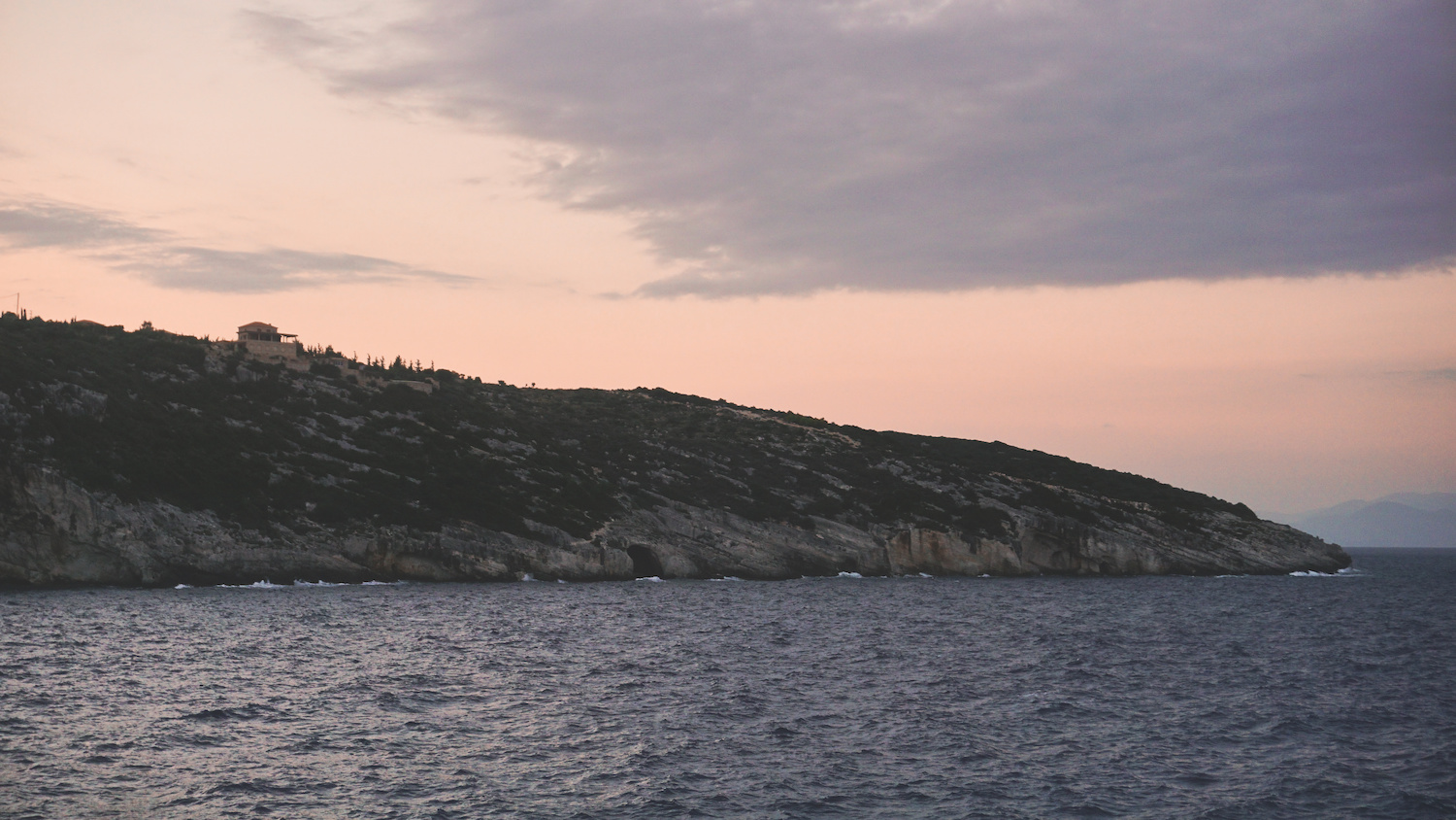 Skinari Lighthouse from Ferry