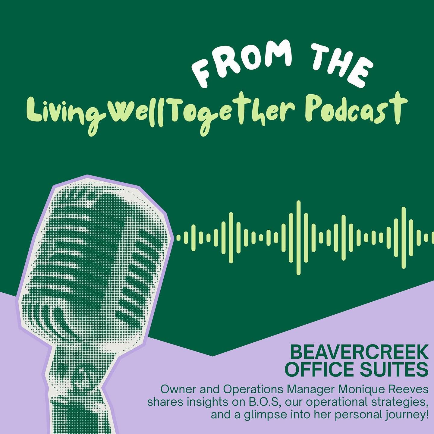 Monique Reeves, Owner and Operations Manager, was featured on the @livingwelltogetherpodcast, discussing B.O.S., her personal journey, and operational strategies! Check it out via the link in our bio or story!