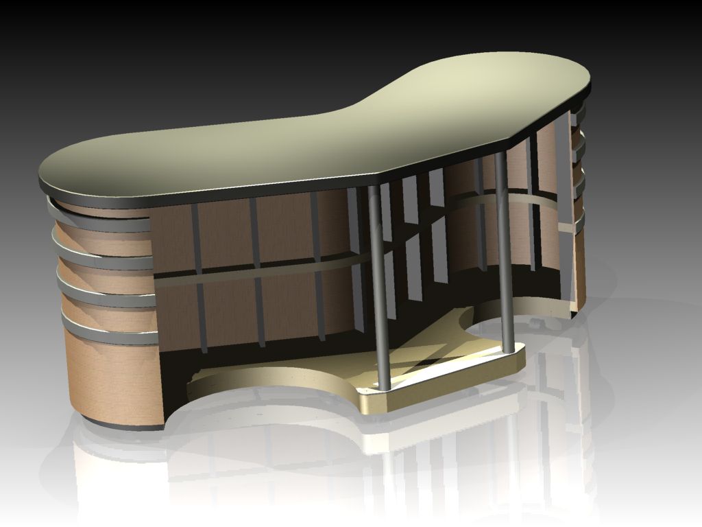Desk Concept Showman Fabricators