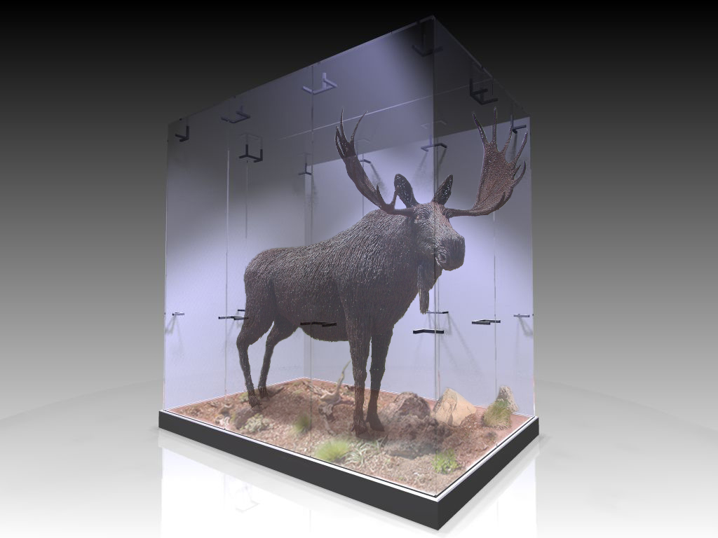 Winter Olympics Moose Case for NBC Offices Showman Fabricators