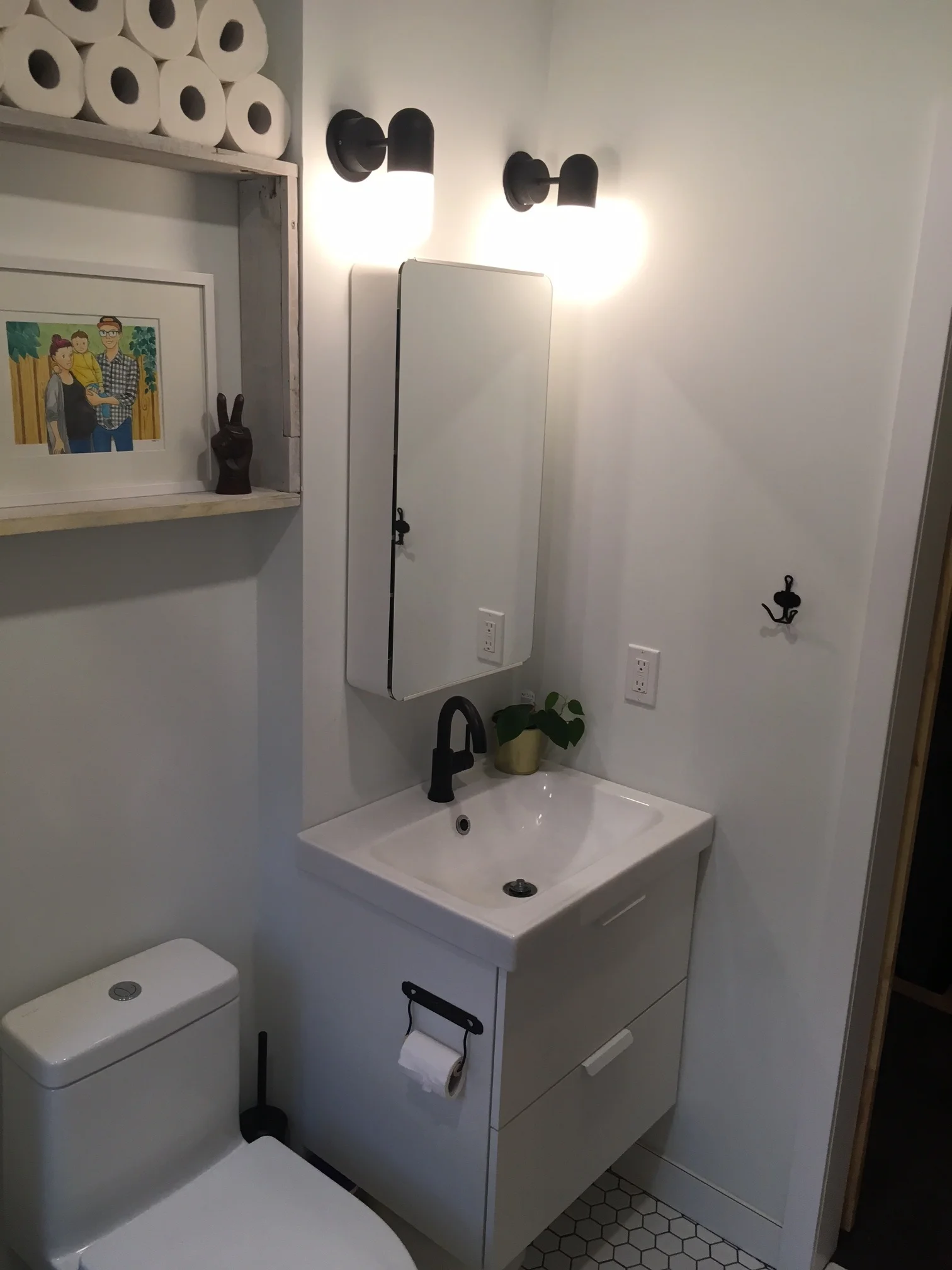 Pretty Little Bathroom Reno