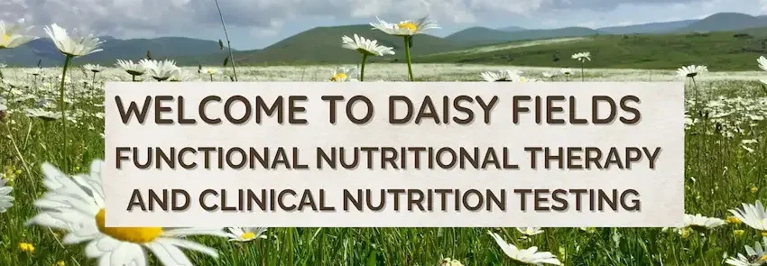Daisy Fields Company | TamJohn.com Virtual Functional Nutritional Therapy and Clinical Nutrition Testing banner.