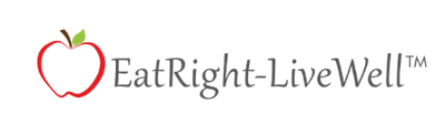 Daisy Fields Company EatRight-LiveWell™ logo with stylized logo symbolizing a food first personalized nutrition approach with integrative nutrition testing.
