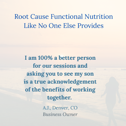 Daisy Fields Company Client Review with Text "I am 100% a better person for our sessions and asking you to see my son is a true acknowledgment of the benefits of working together."