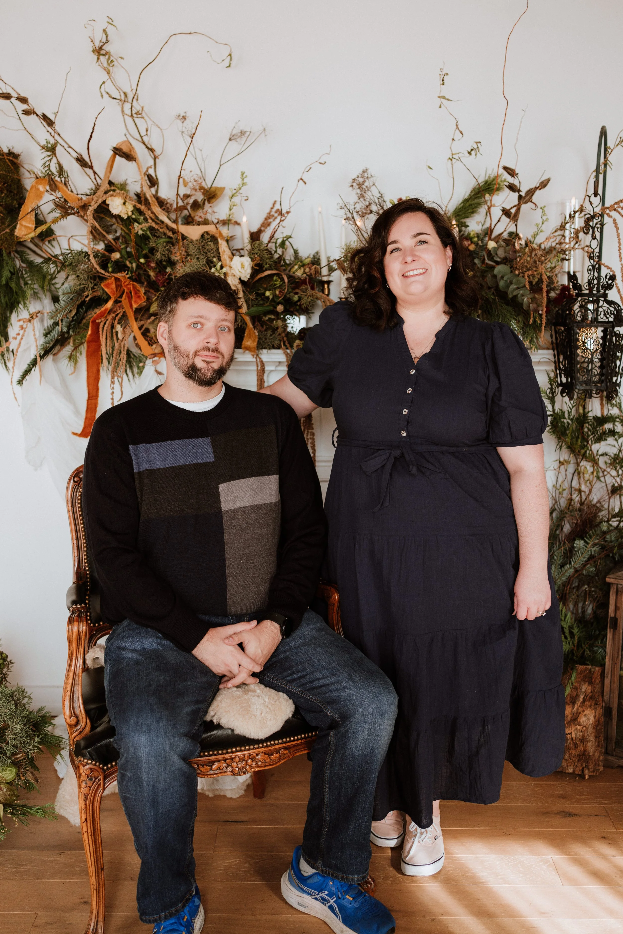 Picture of the author and his wife, Christmas 2025