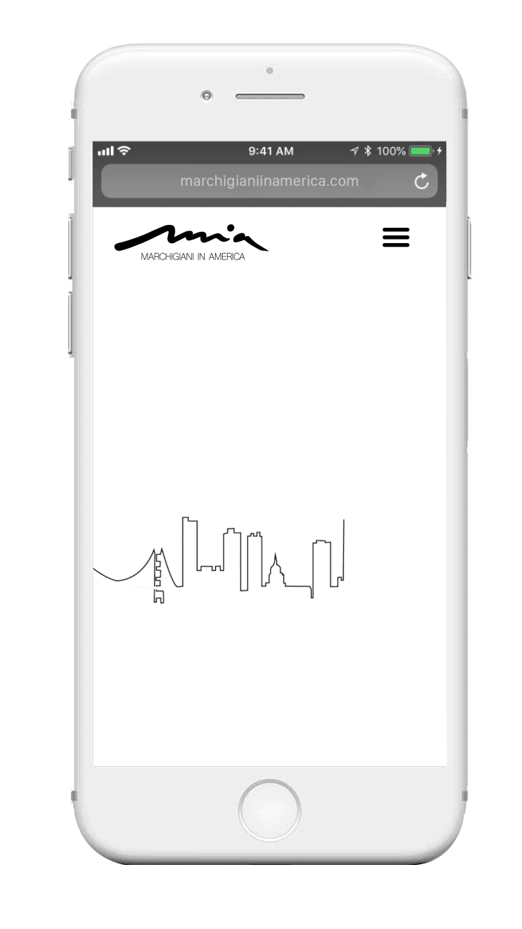 Marchigiani In America Web Design Motion Brand Identity Andrea Sabbatini