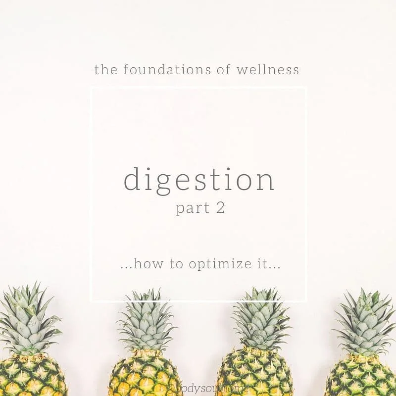 Let&rsquo;s talk about how digestion is supposed to work and some easy tips for optimizing it!
.
A simple description of digestion:
You see food, you start to salivate. You sit down to eat in a calm state, savor your food and chew thoroughly. Salivar