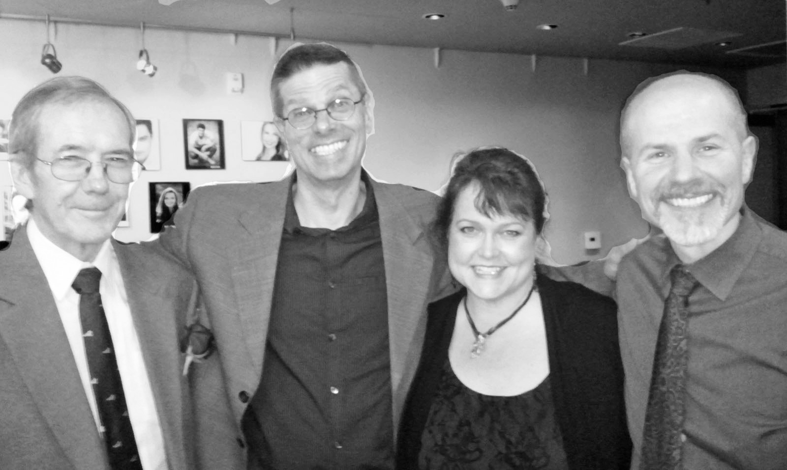 Bill, Eric, and Margaret with World Premiere Director Michael Laun.