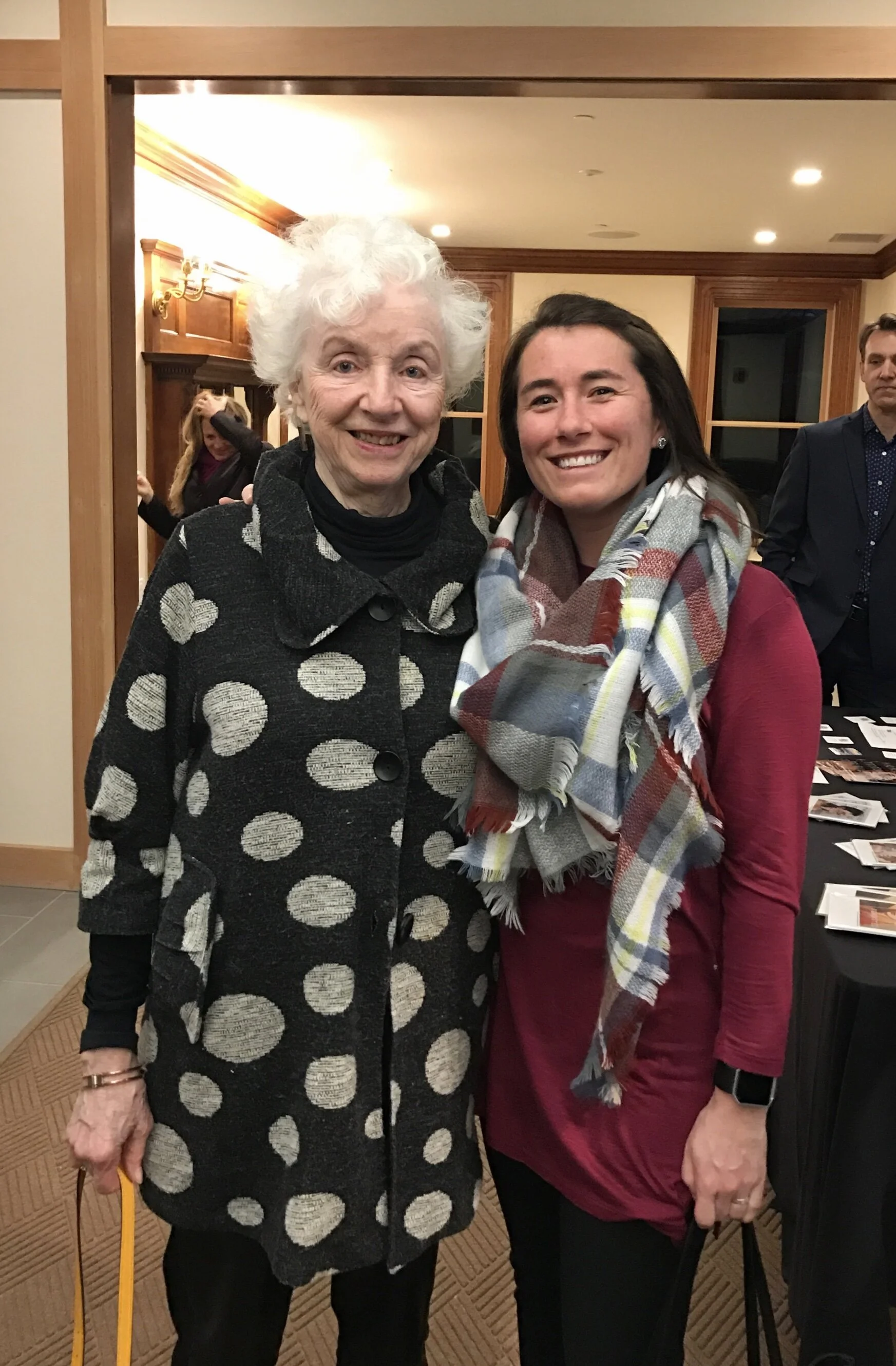 Sarah with Governor Madeleine Kunin