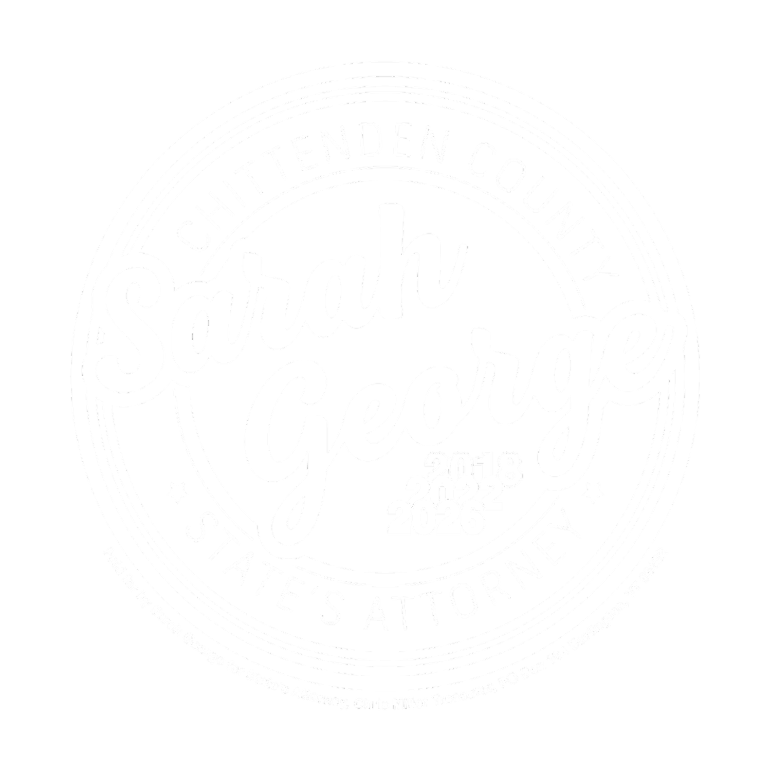 SARAH FAIR GEORGE: CHITTENDEN COUNTY STATE'S ATTORNEY