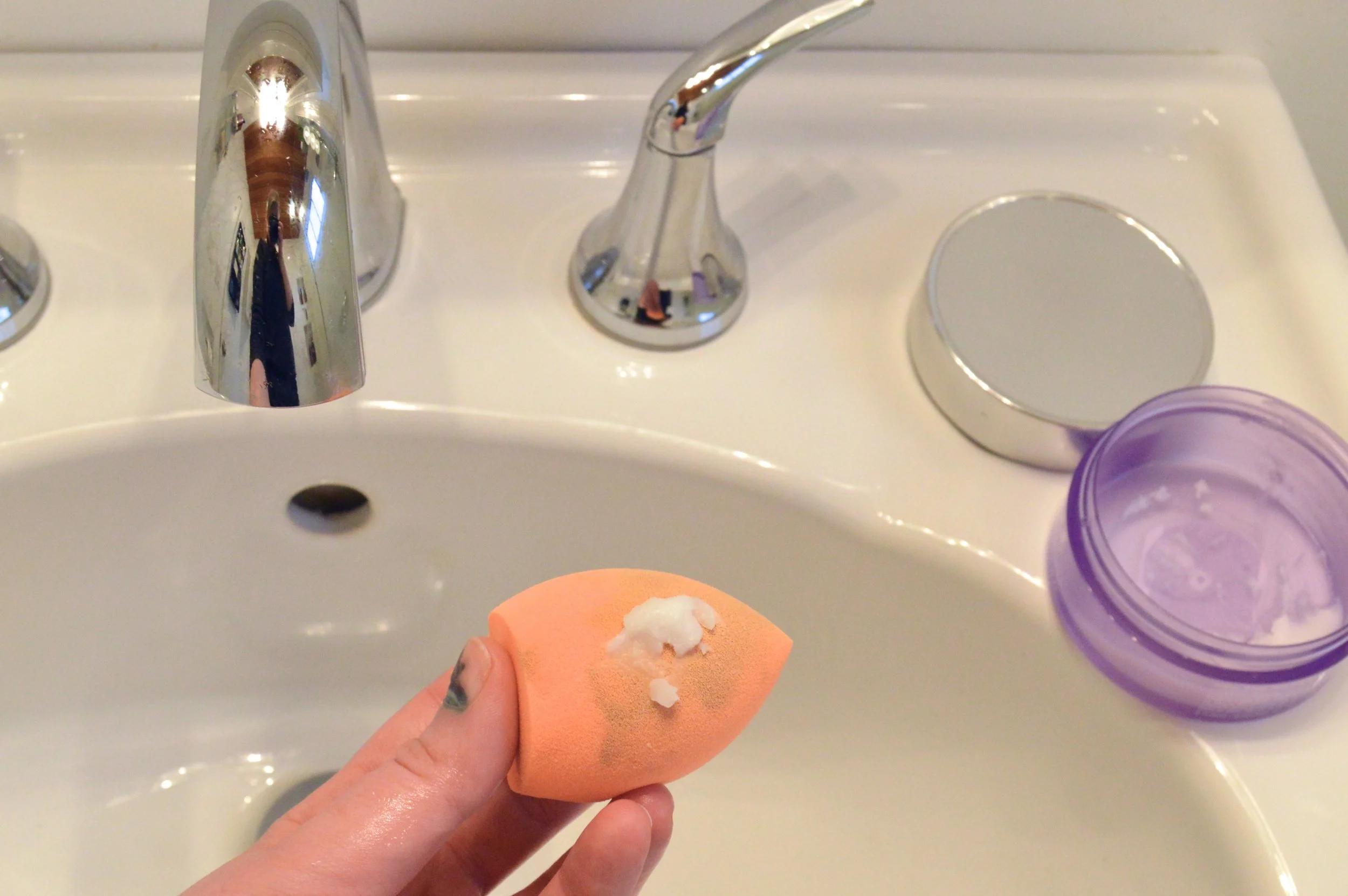 Fun cameo from the thumb that I slammed in a car door.