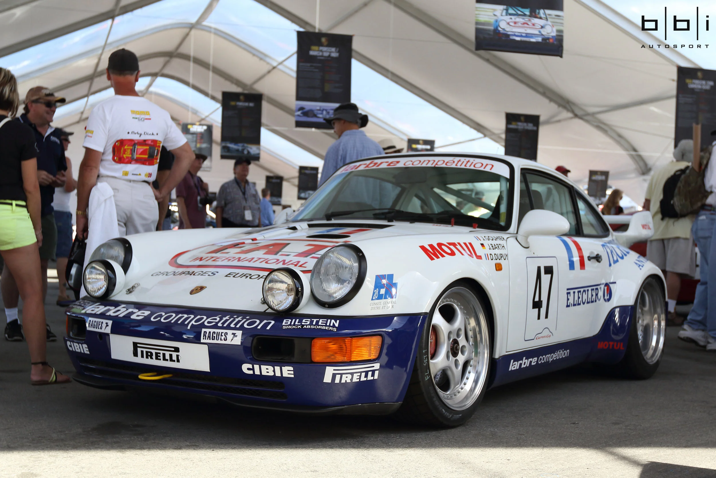 On Display Under Chopard Heritage Tent at Porsche Rennsport Reunion V