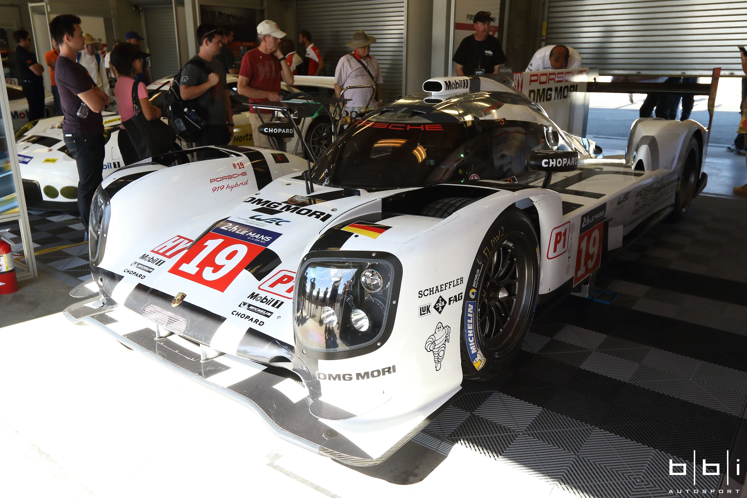 919 #19 car driven by Earl Bamber, Nico Hülkenberg, and Nick Tandy