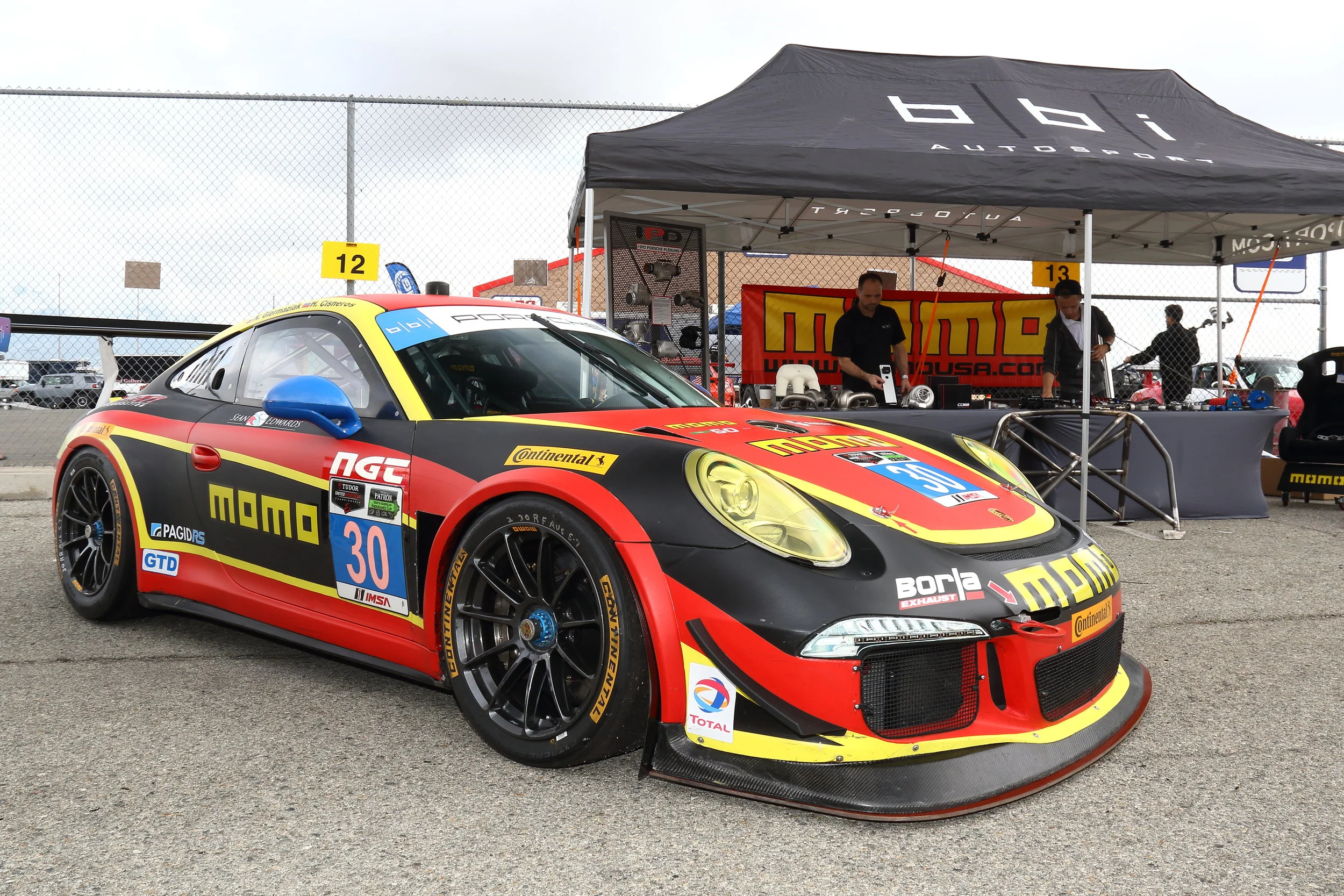 MOMO NGT Motorsport GTD Porsche 911 GT America Race Car