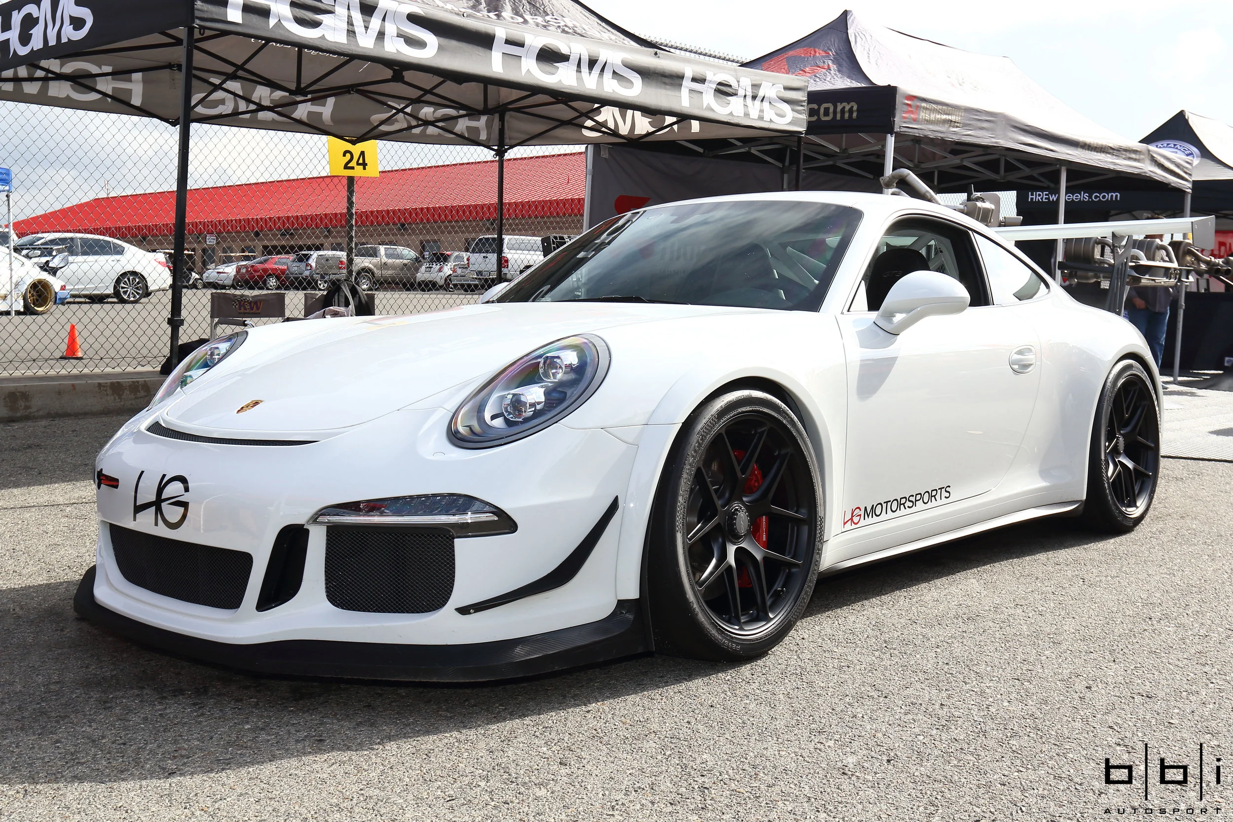 HG Motorsports 991 GT3 build with our complete BBi StreetCup Roll Bar, Suspension, and Cup Wing Setup