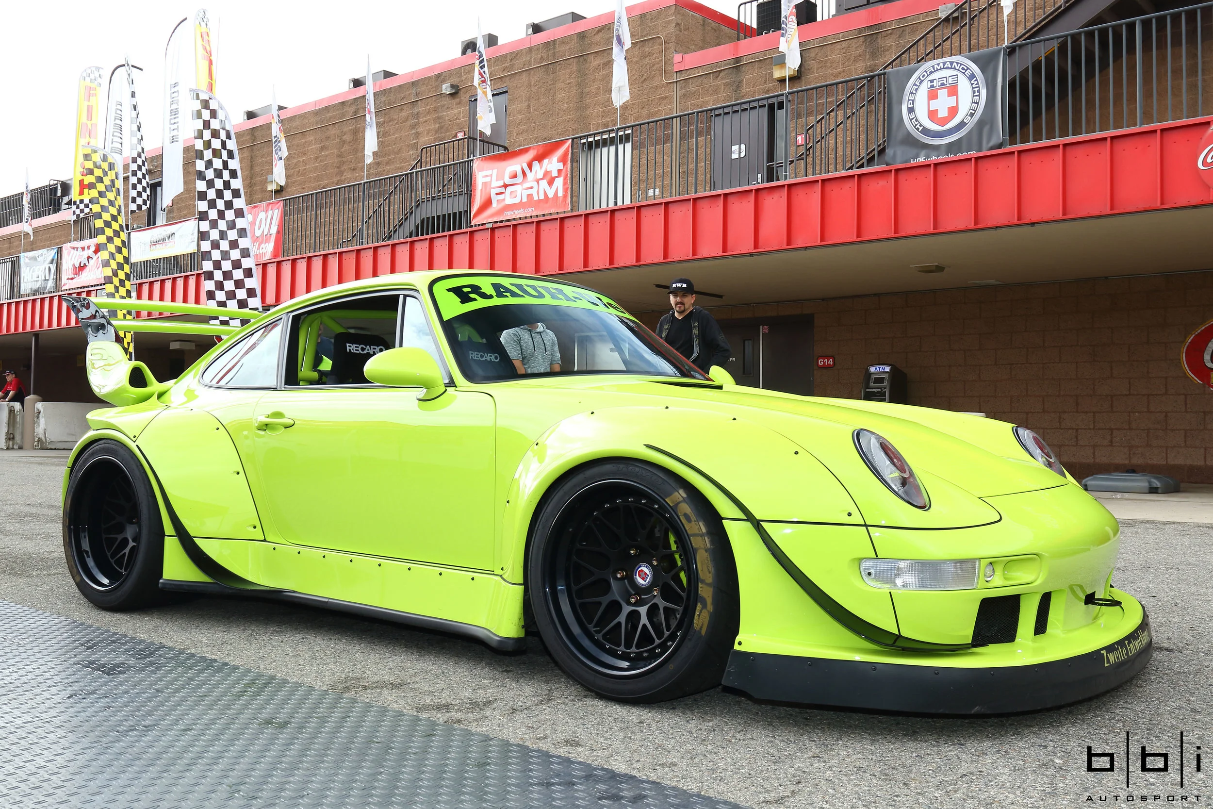 Porsche 993 RWB with HRE Classic 300 in Satin Black