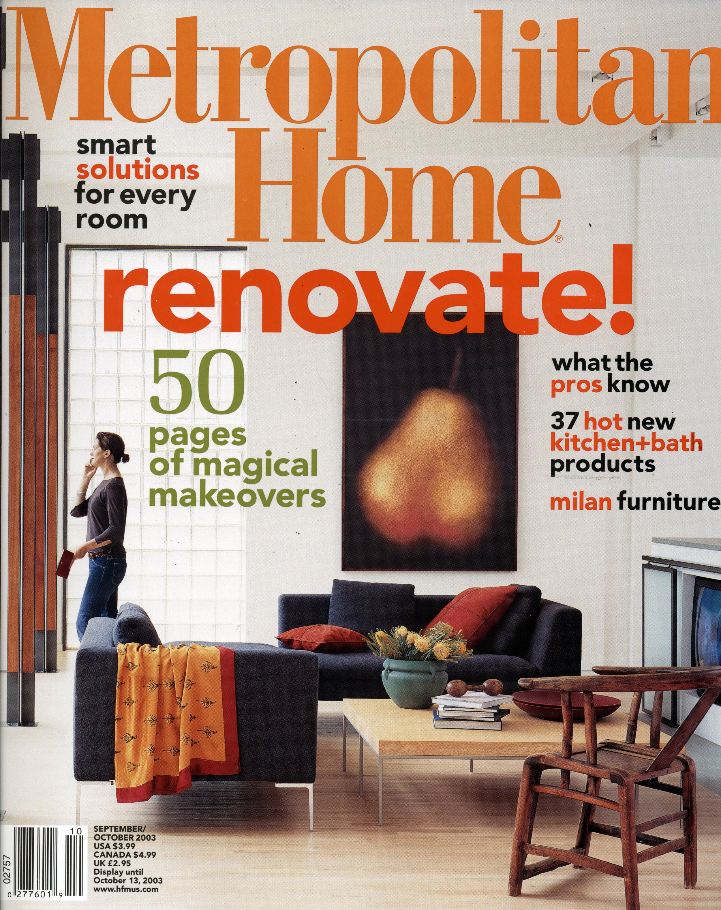 METROPOLITAN HOME -September/October 2003