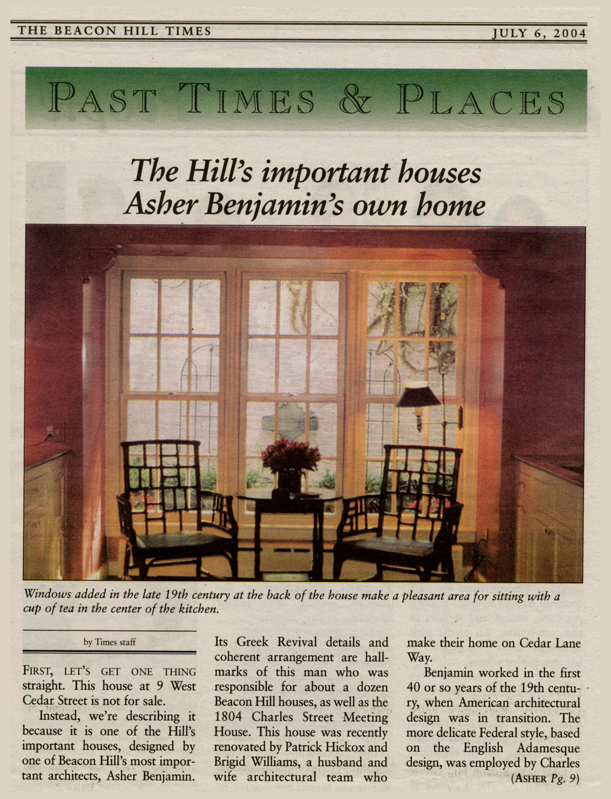 THE BEACON HILL TIMES - July 2004