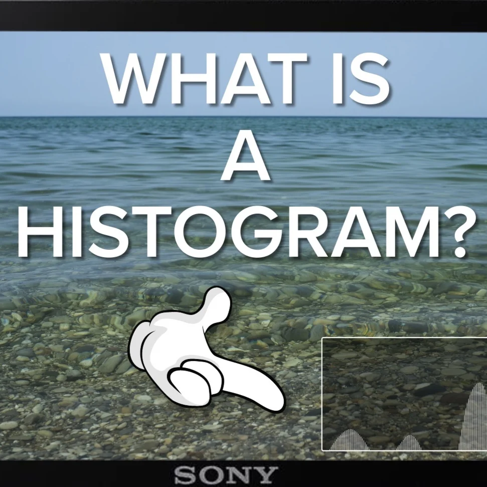 How does a histogram on a camera work?