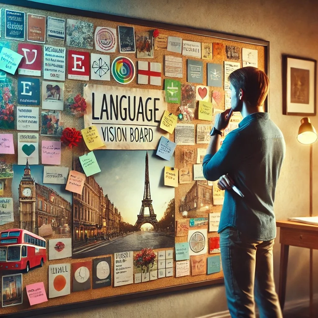 Creating a Language Vision Board: Turning Goals into Reality