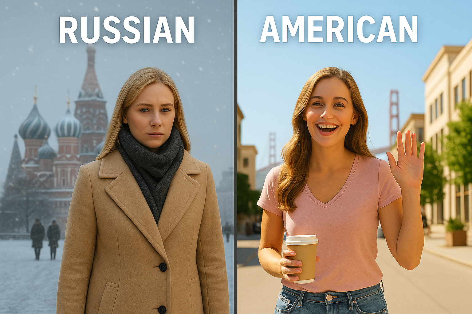 Russian Stoicism vs. American Positivity: A Cultural Tug of War