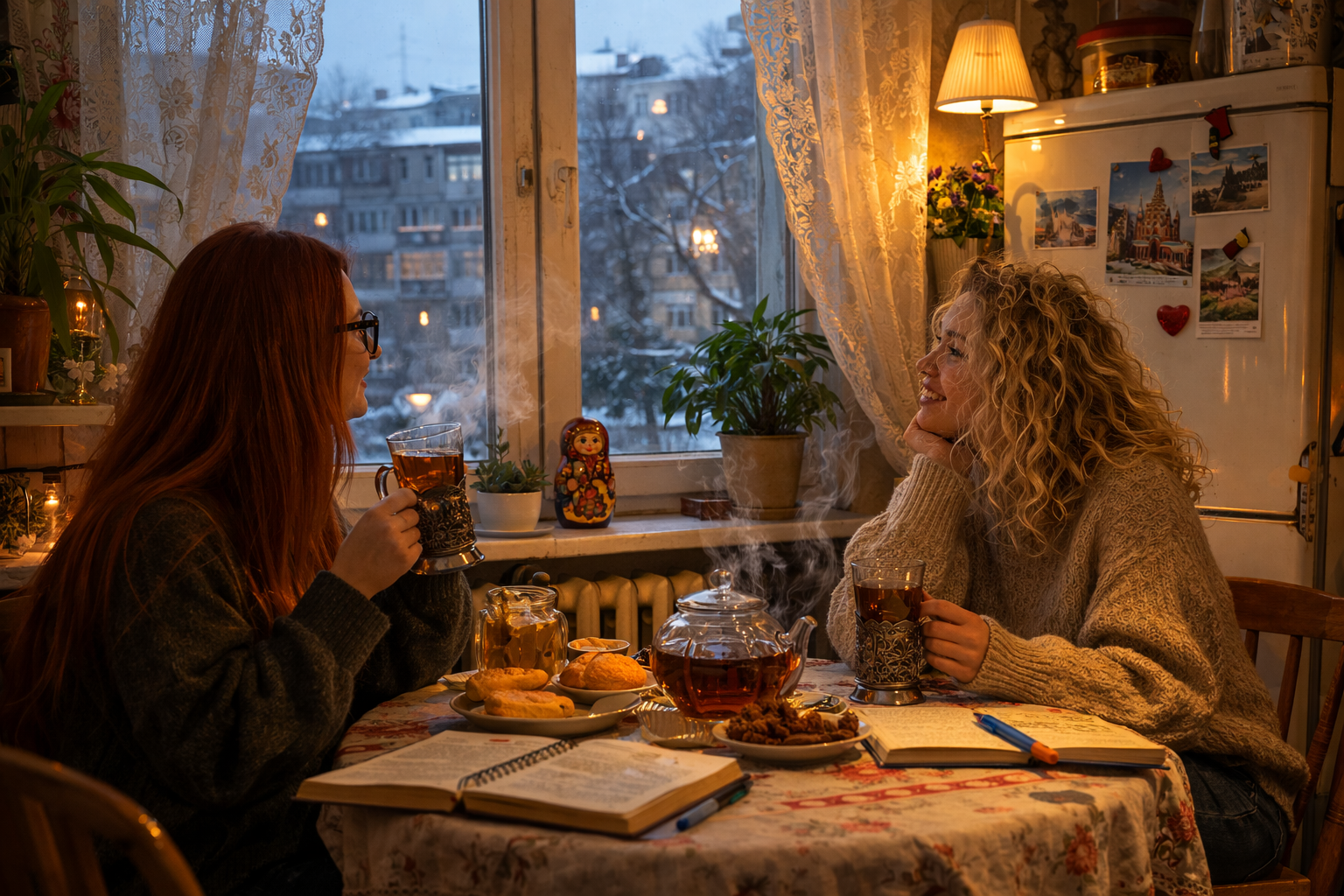 A Day in the Life of a Russian City Apartment