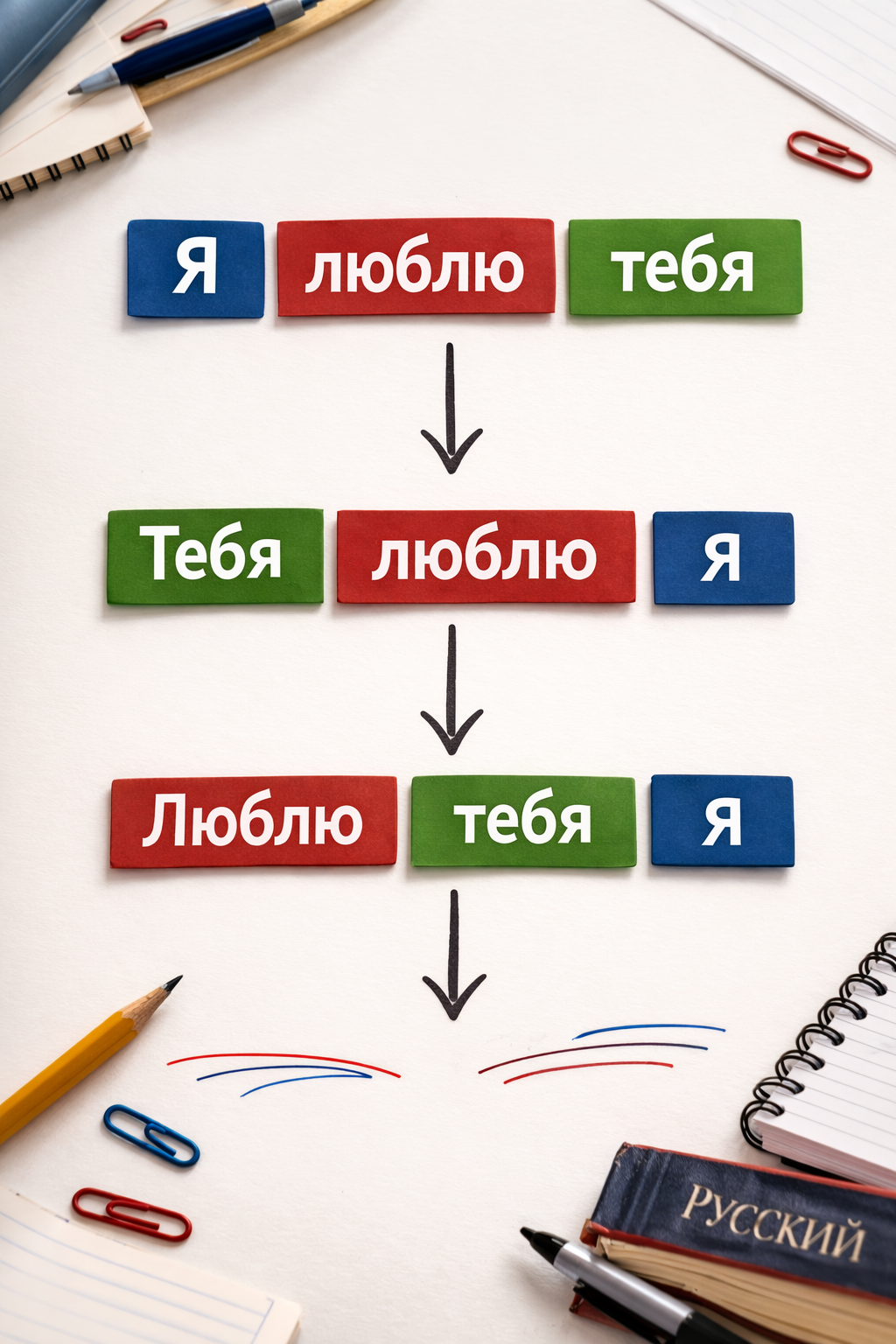 The Logic Behind Russian Word Order