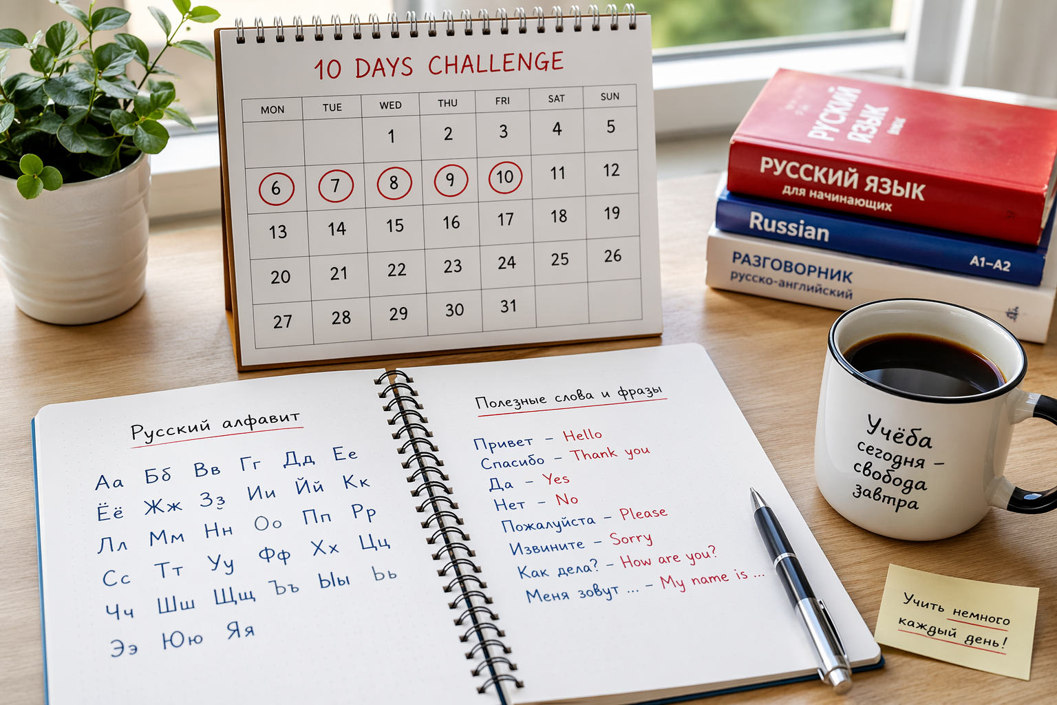 Can You Learn Basic Russian in 10 Days?