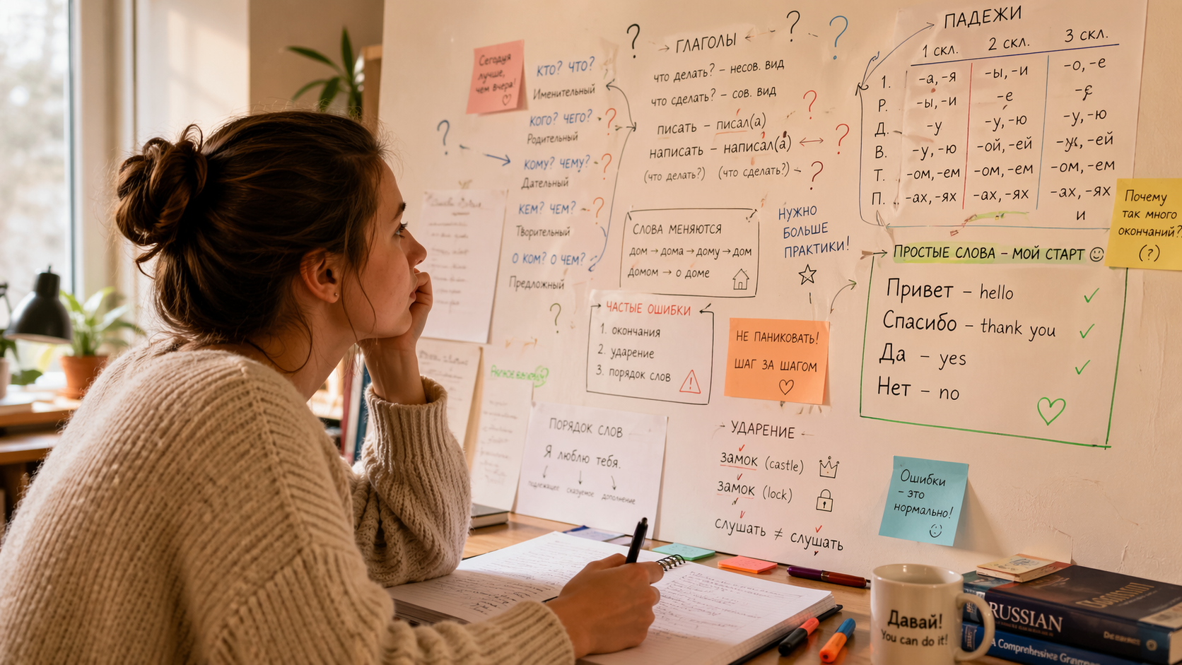 Why Russian Feels So Hard at First and How to Make It Easier