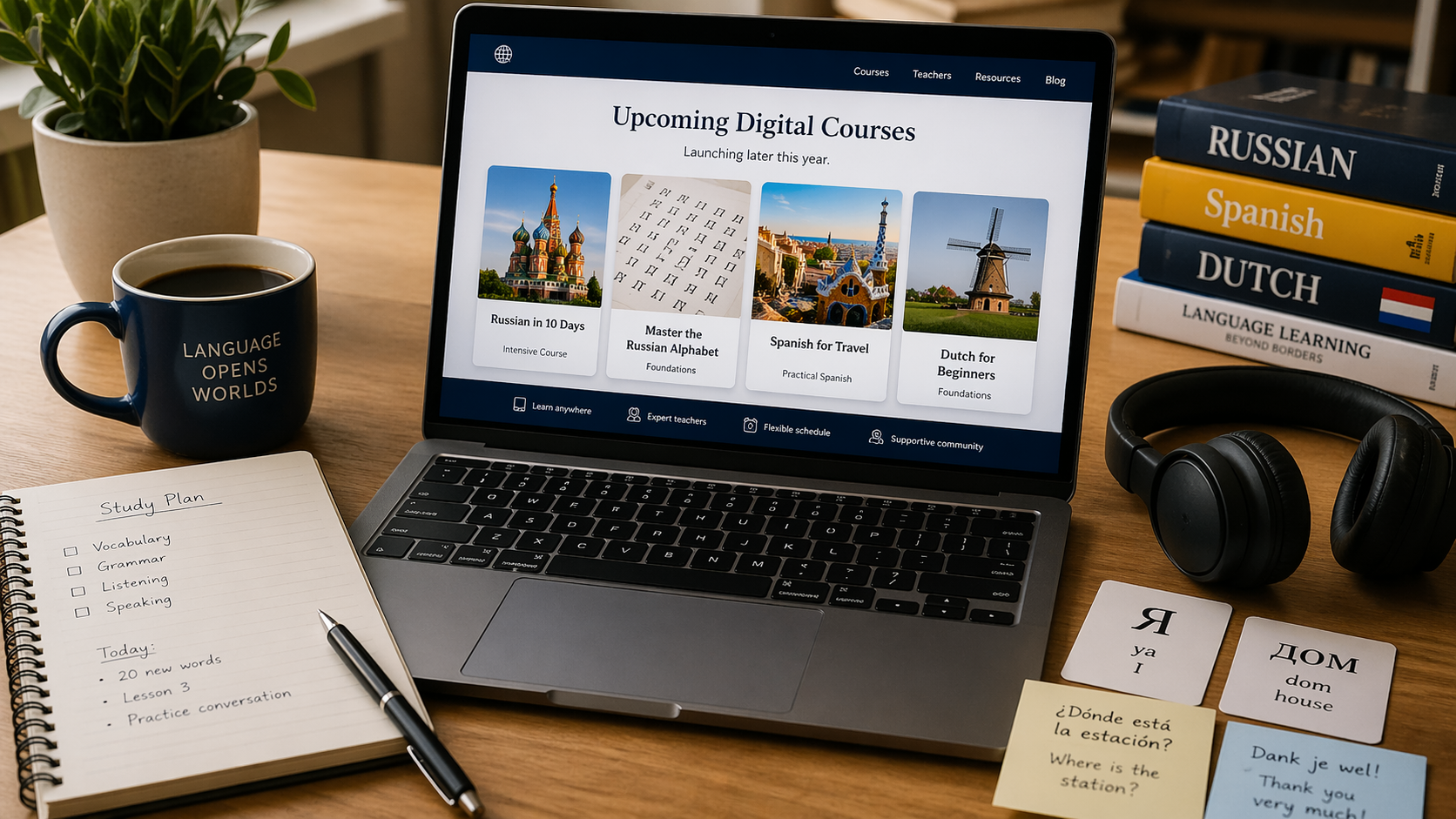 Coming Later This Year: Practical Digital Language Courses from Polyglottist Language Academy