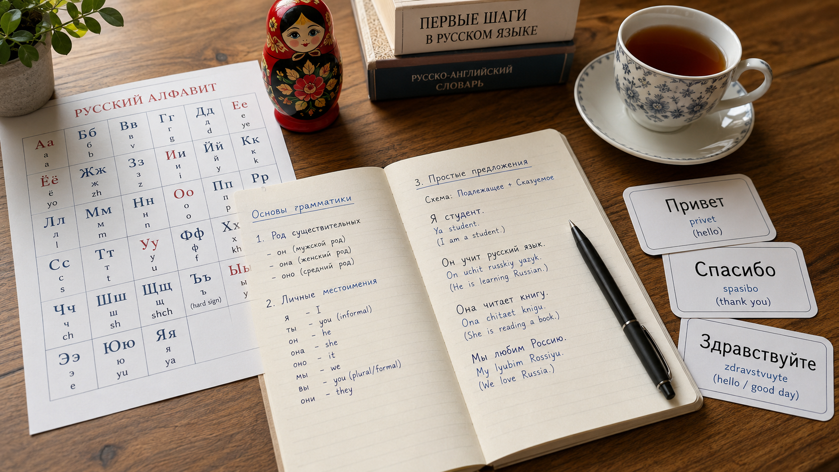 What Should You Learn First in Russian? Alphabet, Grammar, or Phrases?