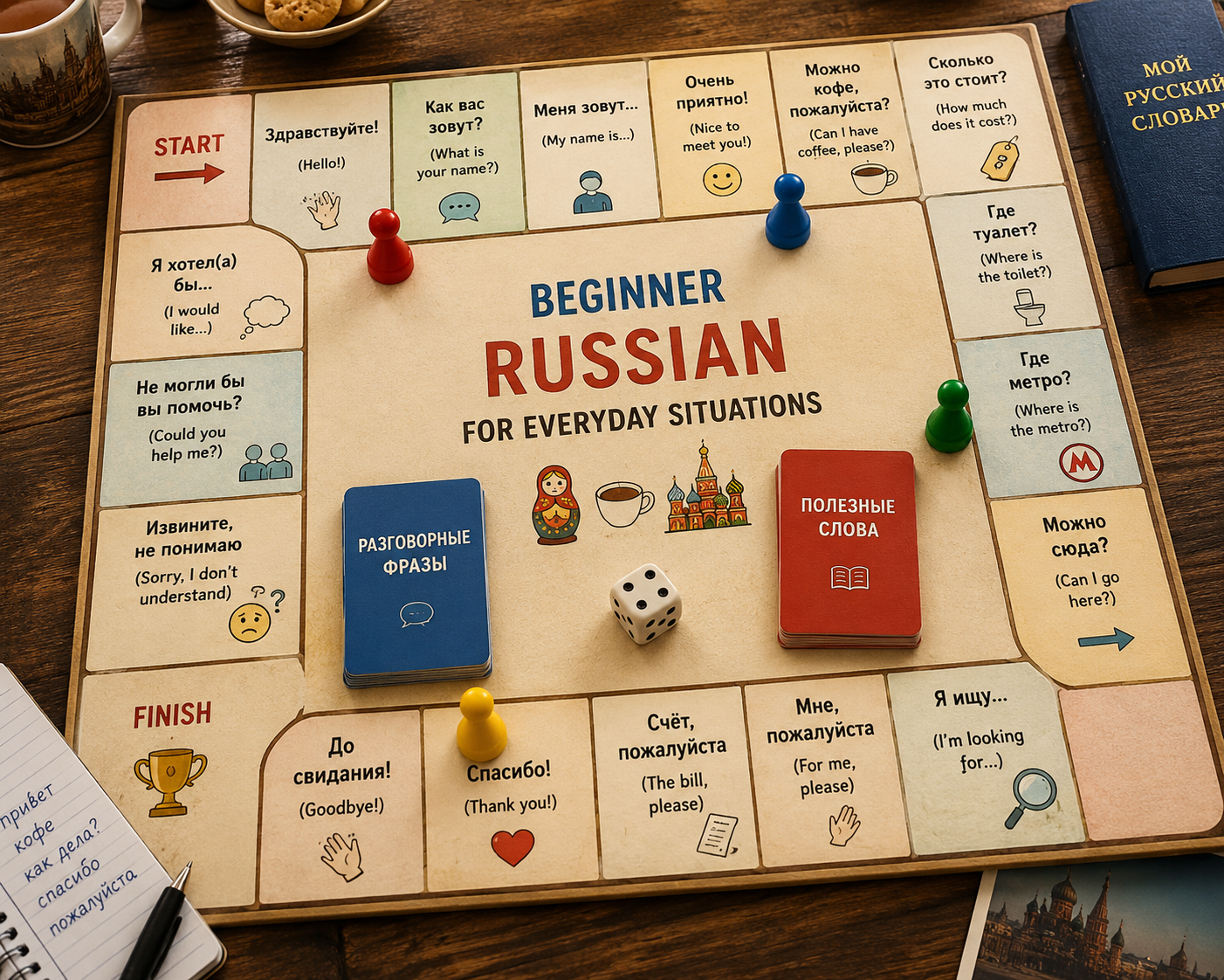 Beginner Russian For Everyday Situations