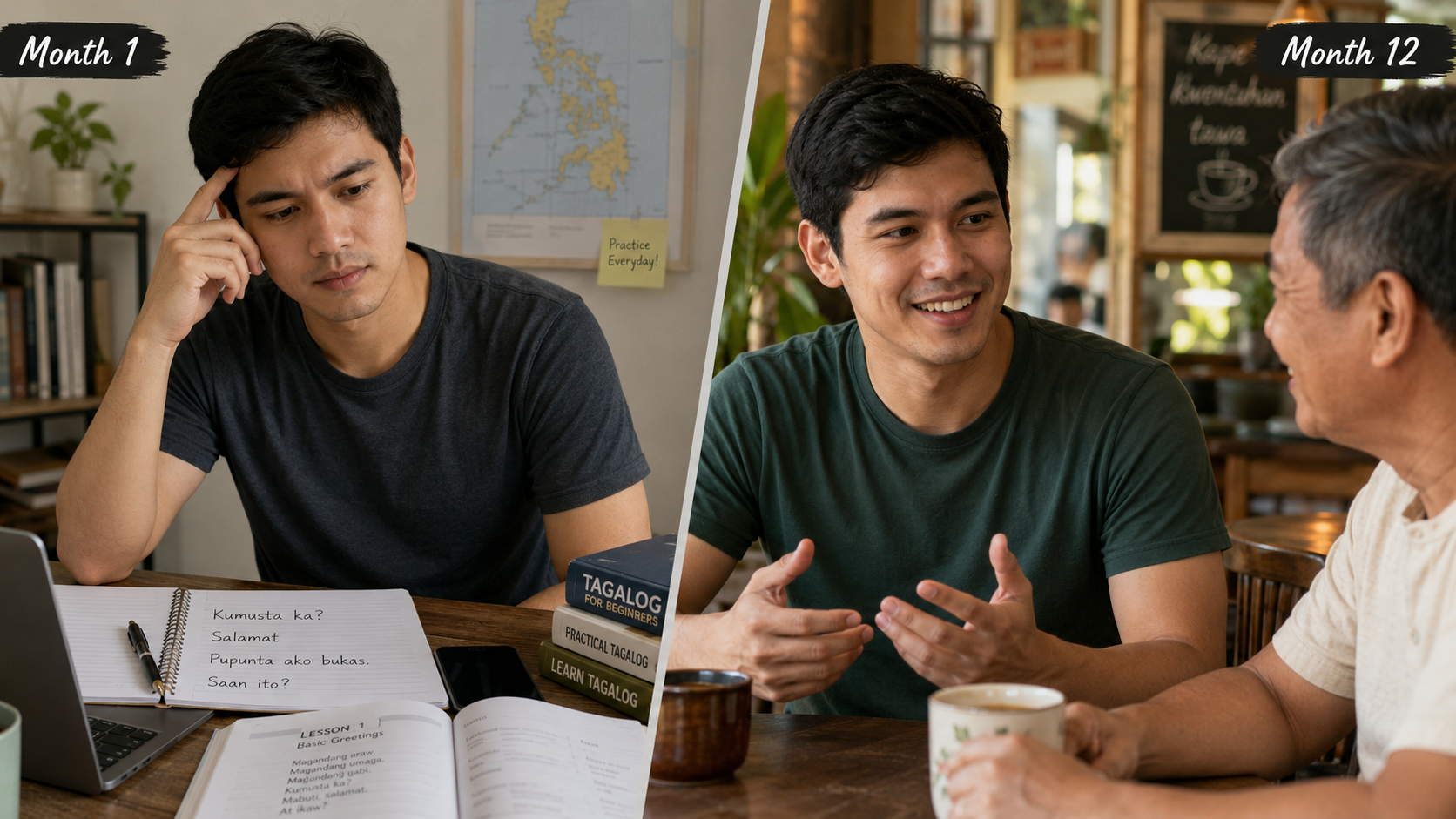 Can you learn tagalog in one year