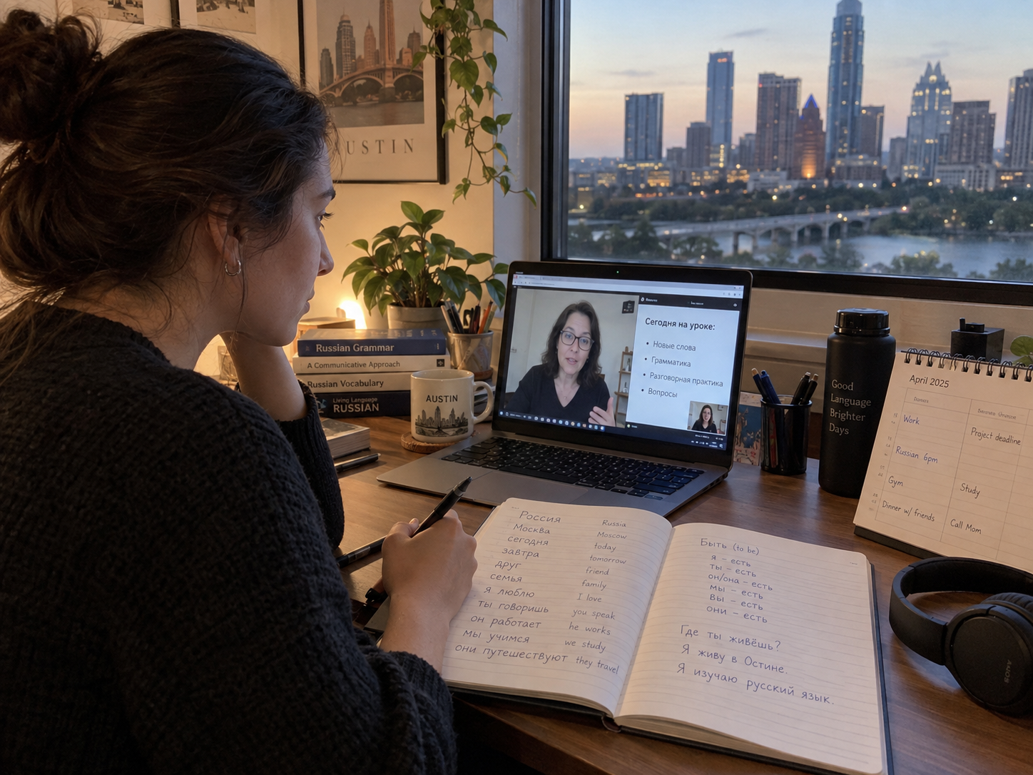 Russian Classes in Austin: Online Options for Busy Adults