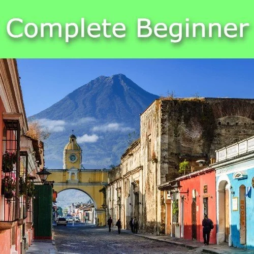 In person Complete Beginner Spanish Thursday 5:00pm - 6:00pm PST (January 22nd to February 26th) The class size is 3-6 students. Instructor: Ana