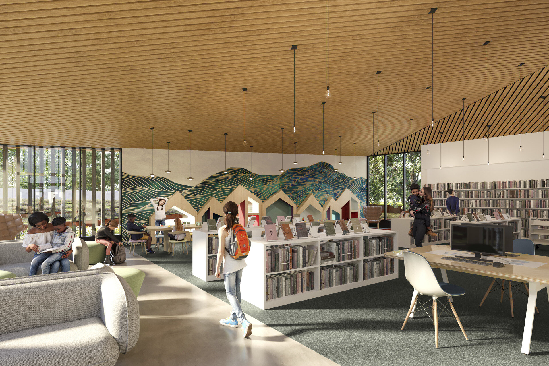Woodland Library Conceptual Design