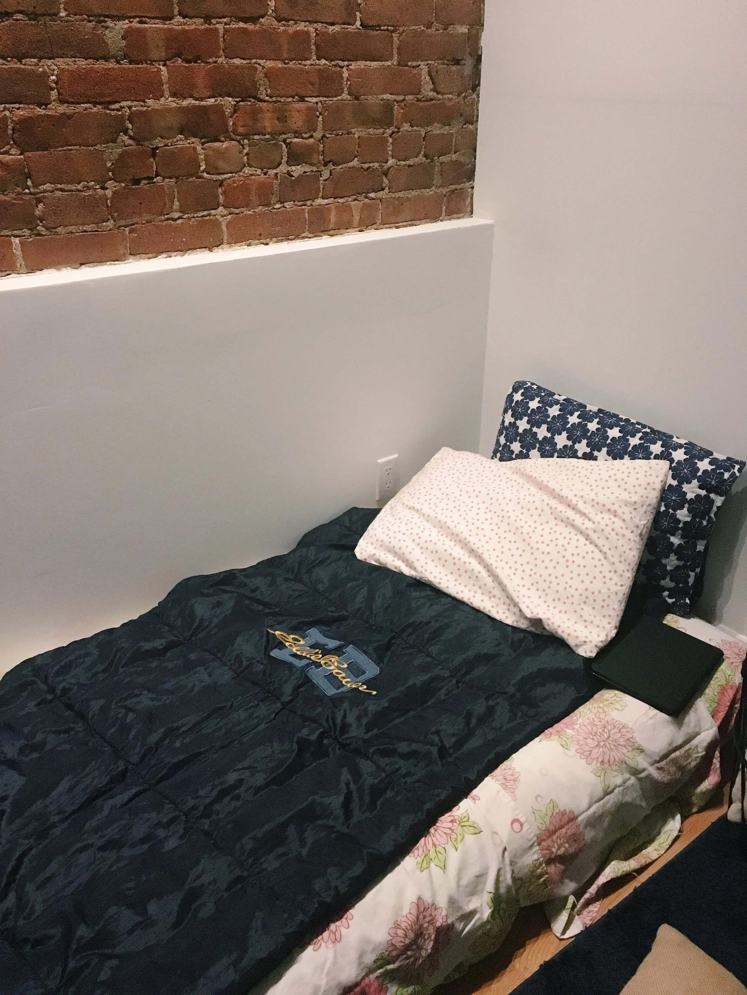 Many nights before moving have been spent in my trusty old sleeping bag. 