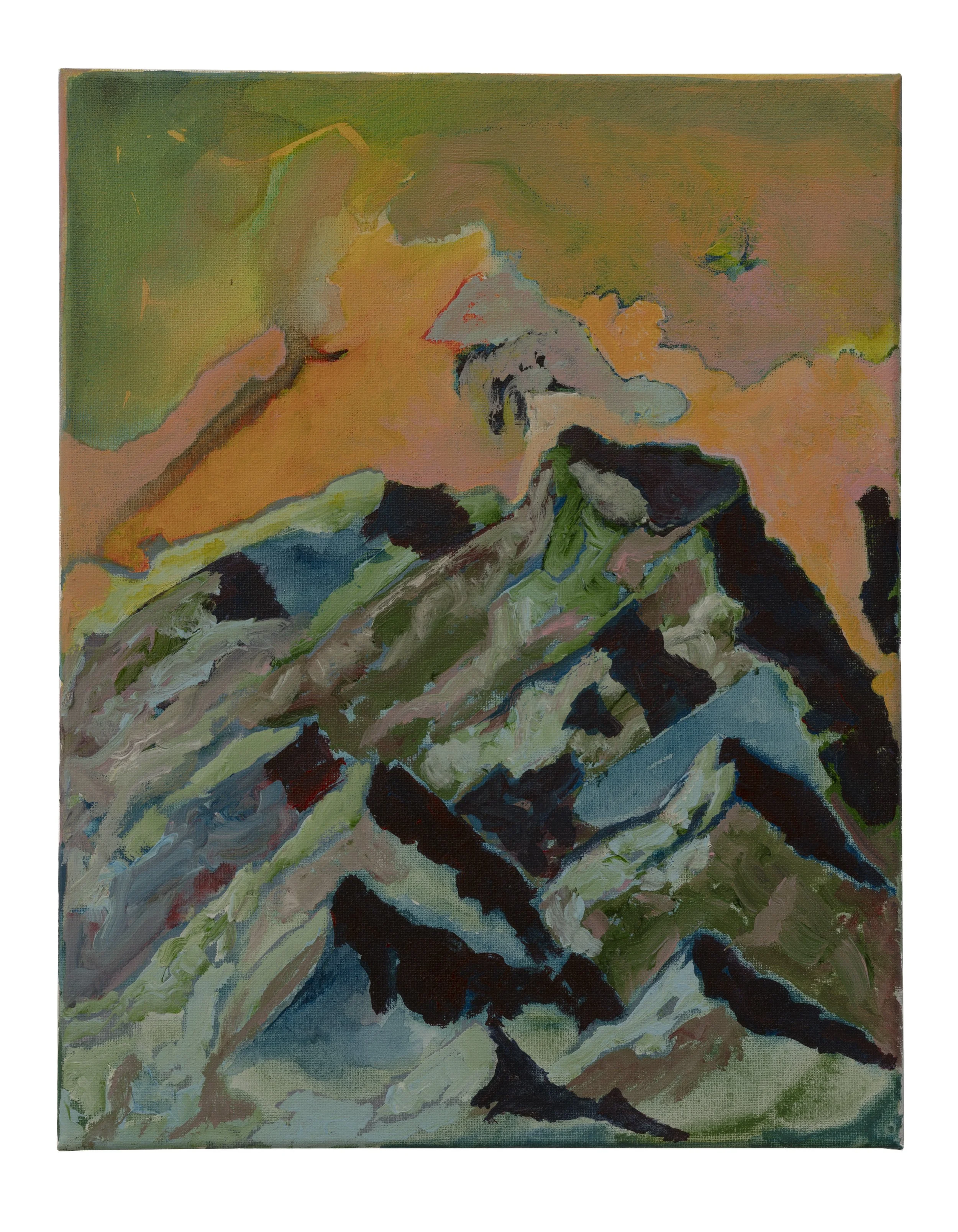 Mountain top glow 