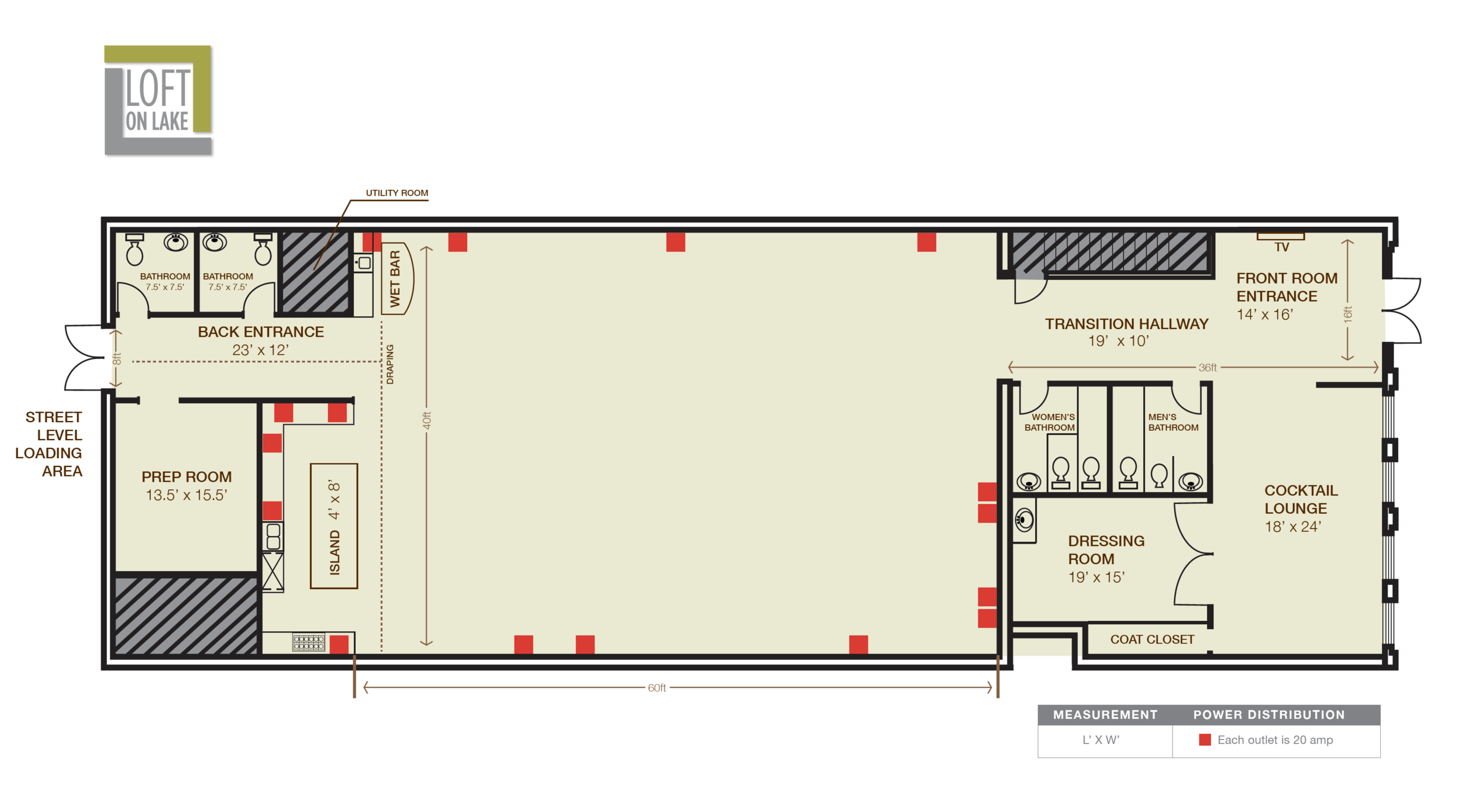 View of Industrial Loft Floor Plans