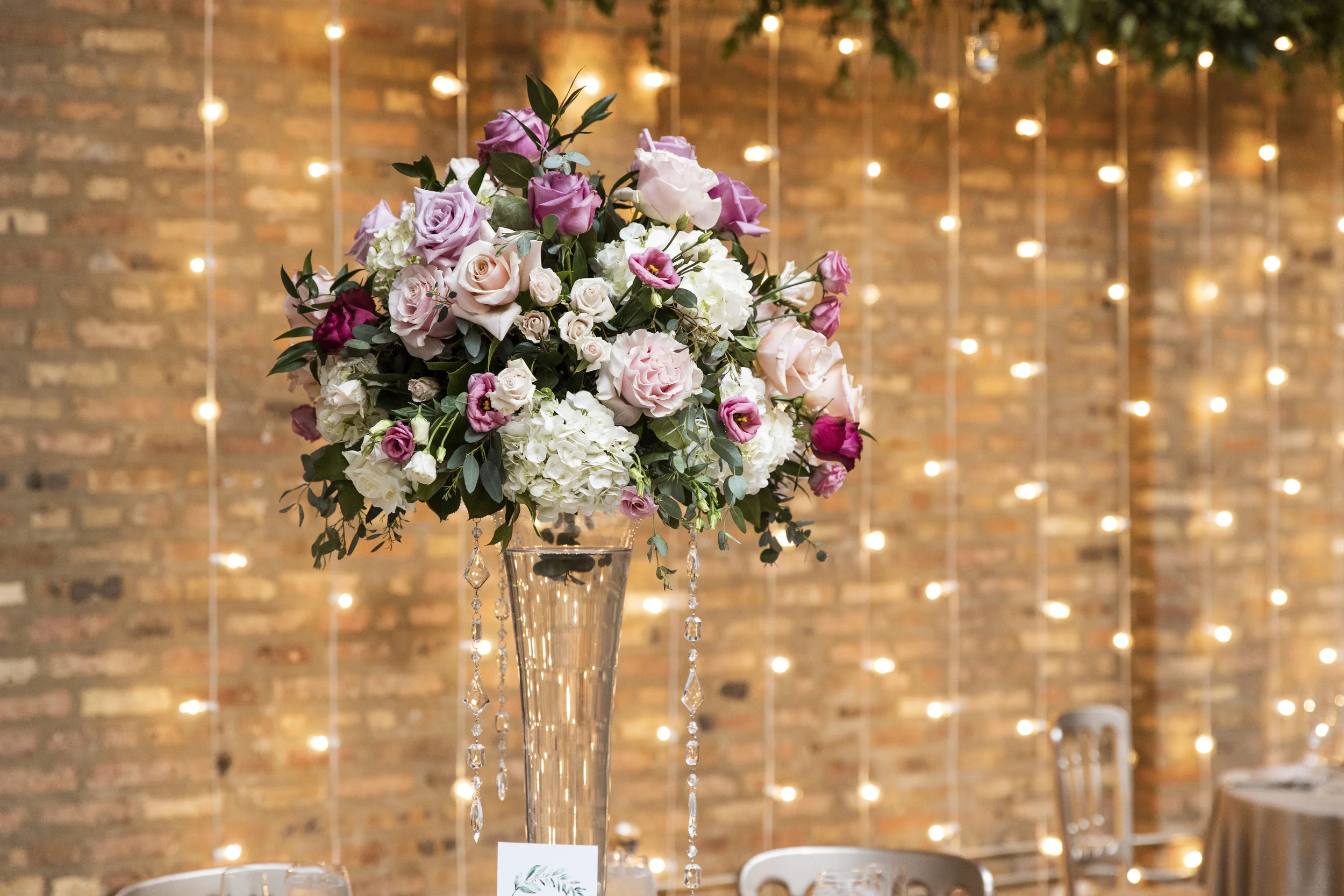 Tall Floral Centerpieces | May 2019 | Breana &amp; Kevin
