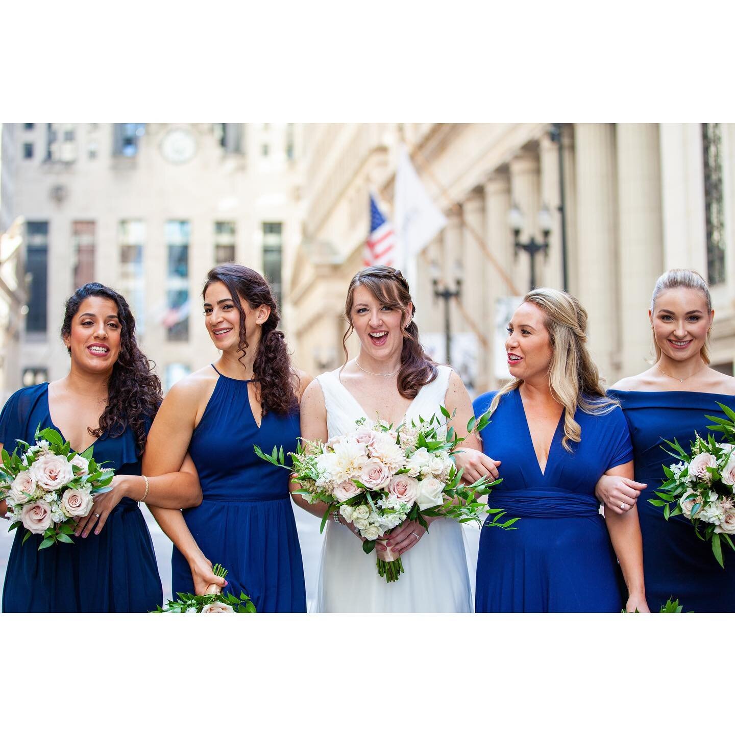 Friends and Bridesmaids .
.
Hotel: @thegraychi 
Catering: @dabsolute_events 
Florals: @stevesflowermarket 
Decor: @art_imagination 
Cake: @chicagocustomcakes 
Coffee: @onthegojocoffee 
Linens: @fslinens 
Farm Tables: @chgofarmtables
Photography: @Lof