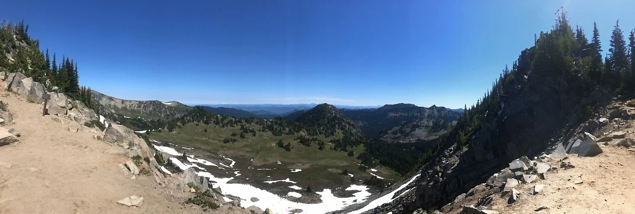 The view on the way down from the wrong direction.