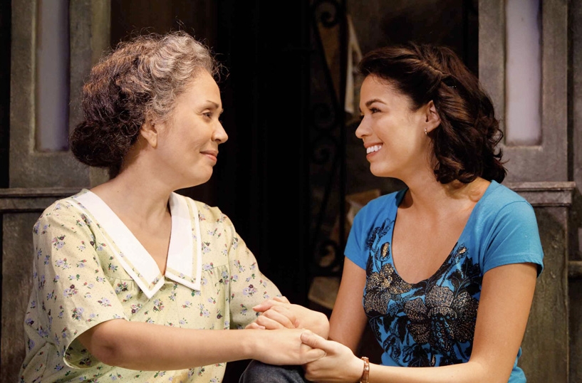 Jacobs, with Elisa Santora, in In The Heights