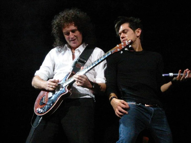 MiG with Queen guitarist Brian May