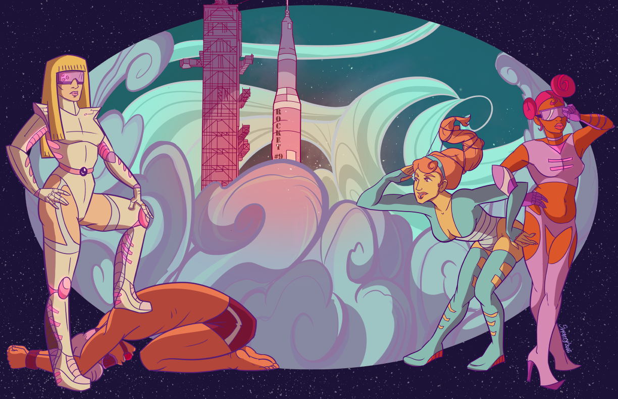 “Rocket #9” by SprattyDuck