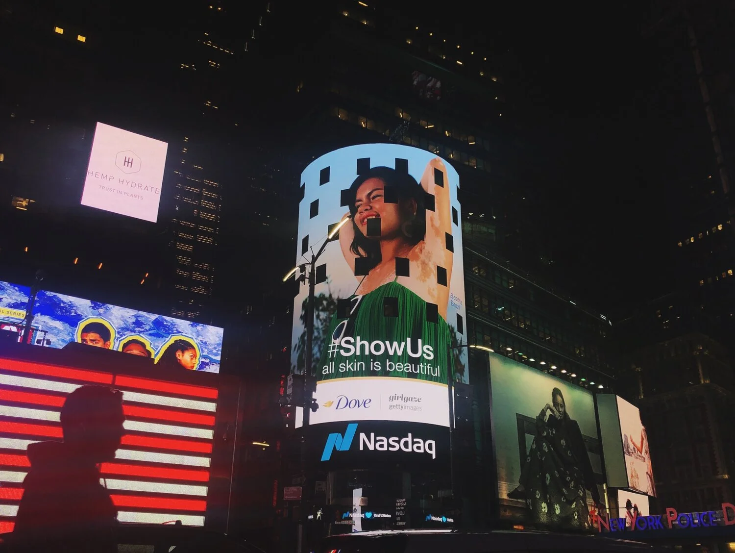 Project #ShowUs in Times Square