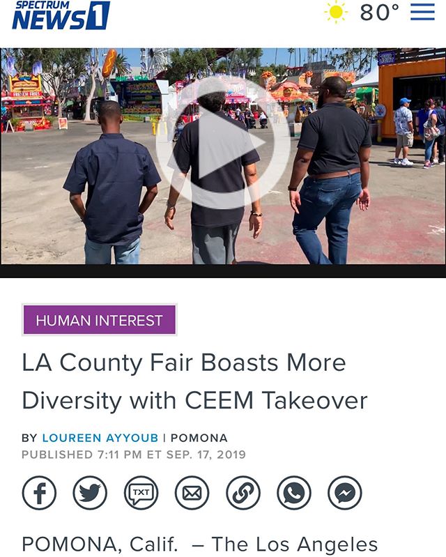 Thank you @la_loureen and @spectrumnews1socal for covering @ceemcoop at the @lacountyfair. It was a huge success and we&rsquo;ll be posting highlights this week!