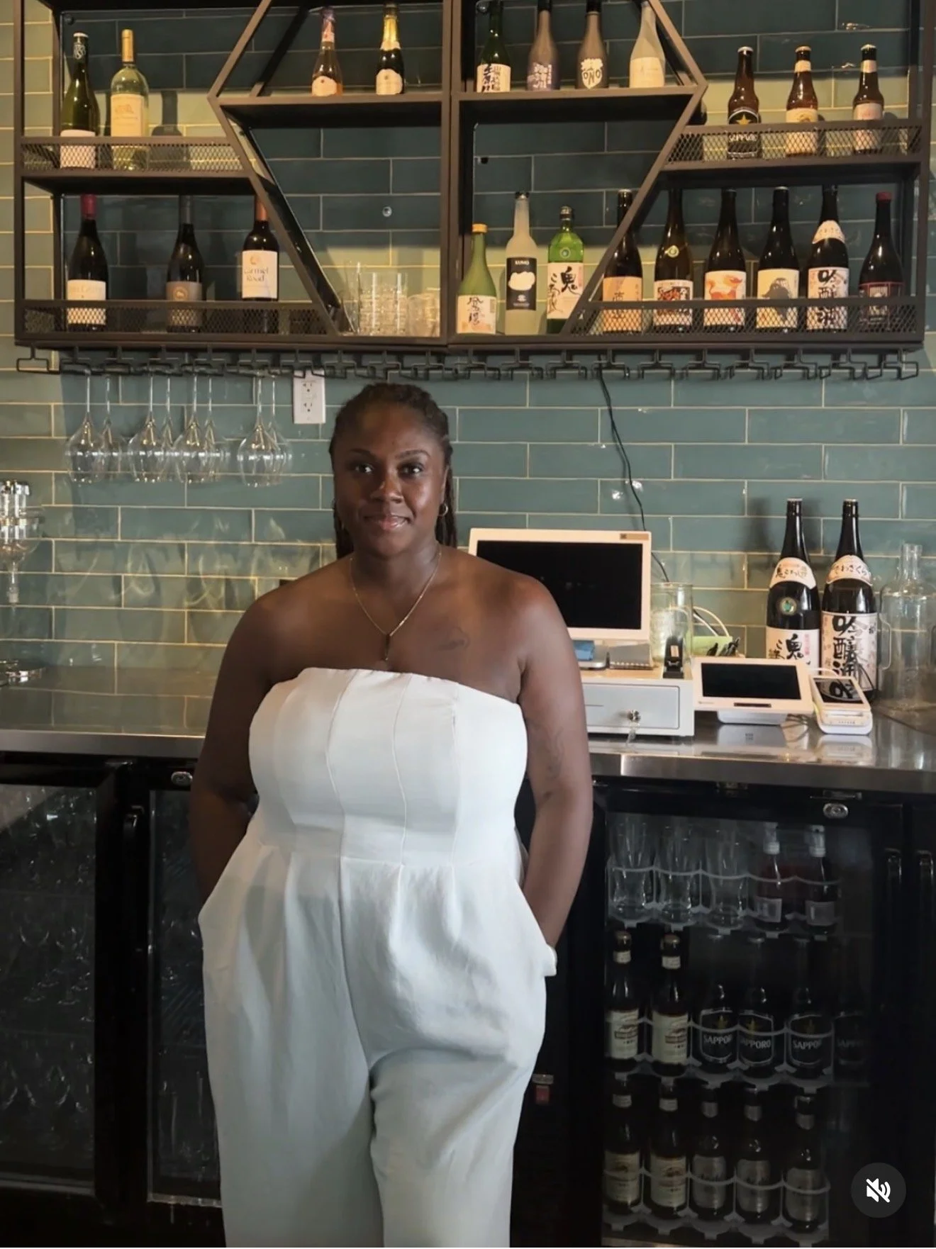 Chef Janel Fields at her restaurant residency at Sugoi Sushi in Dallas Texas